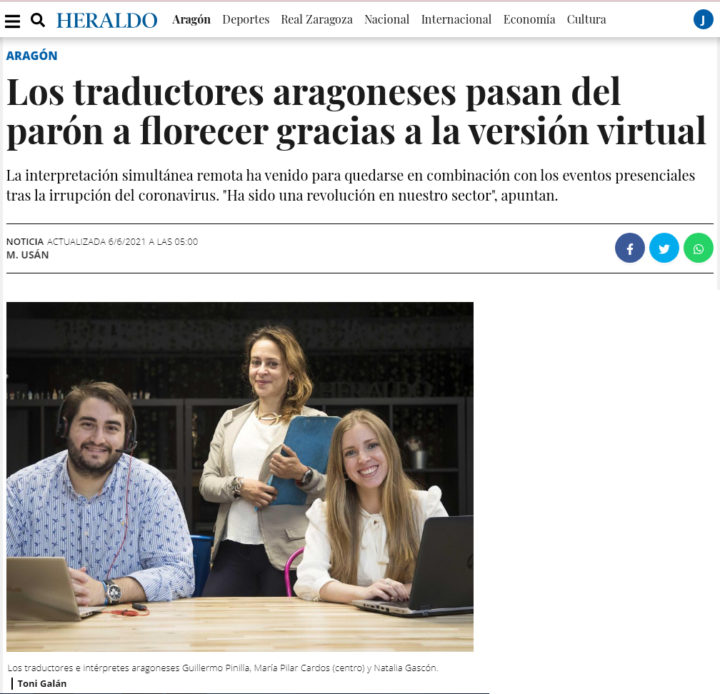 Entrevista Heraldo a traductores